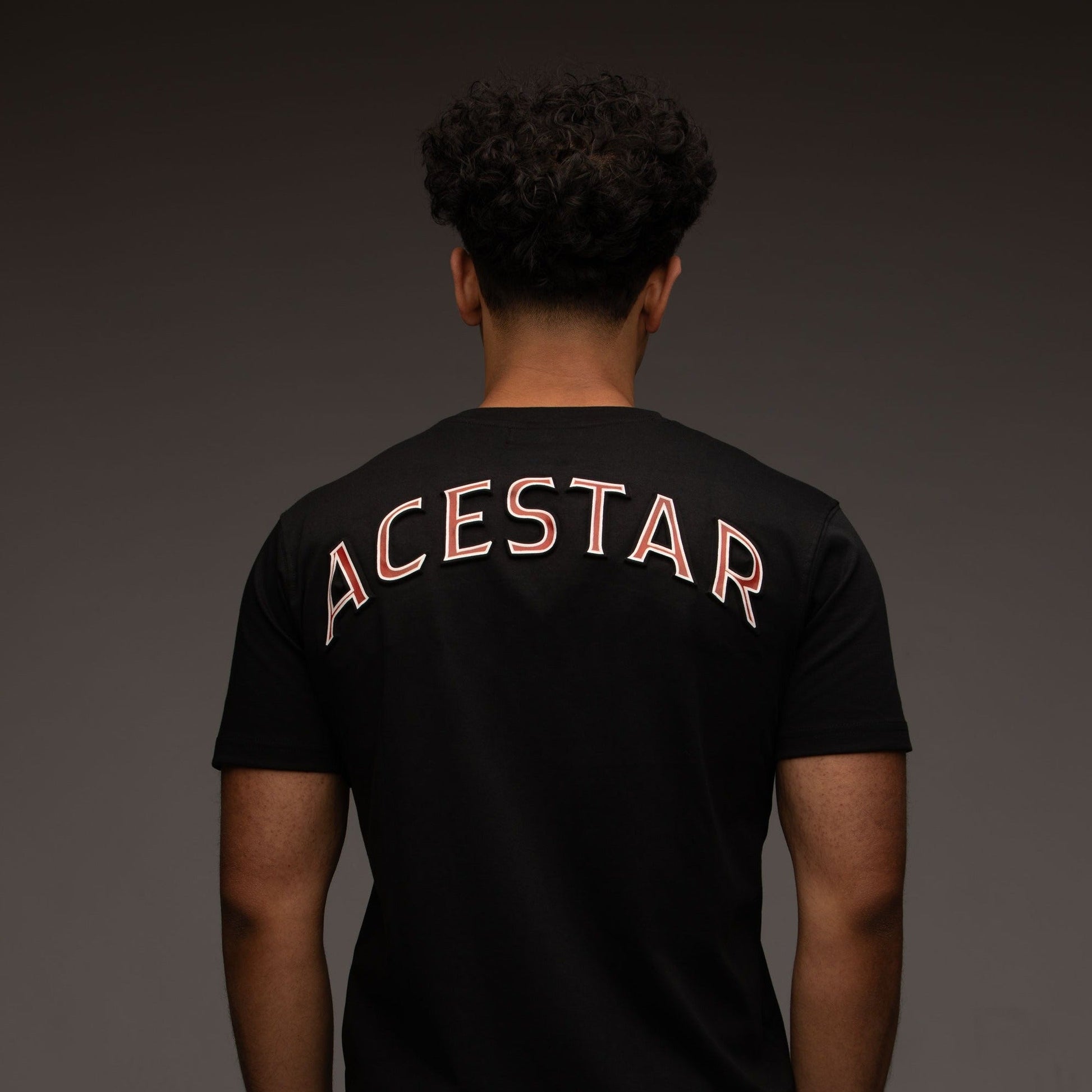 Back of Crimson Guardian Tee - Acestar Global