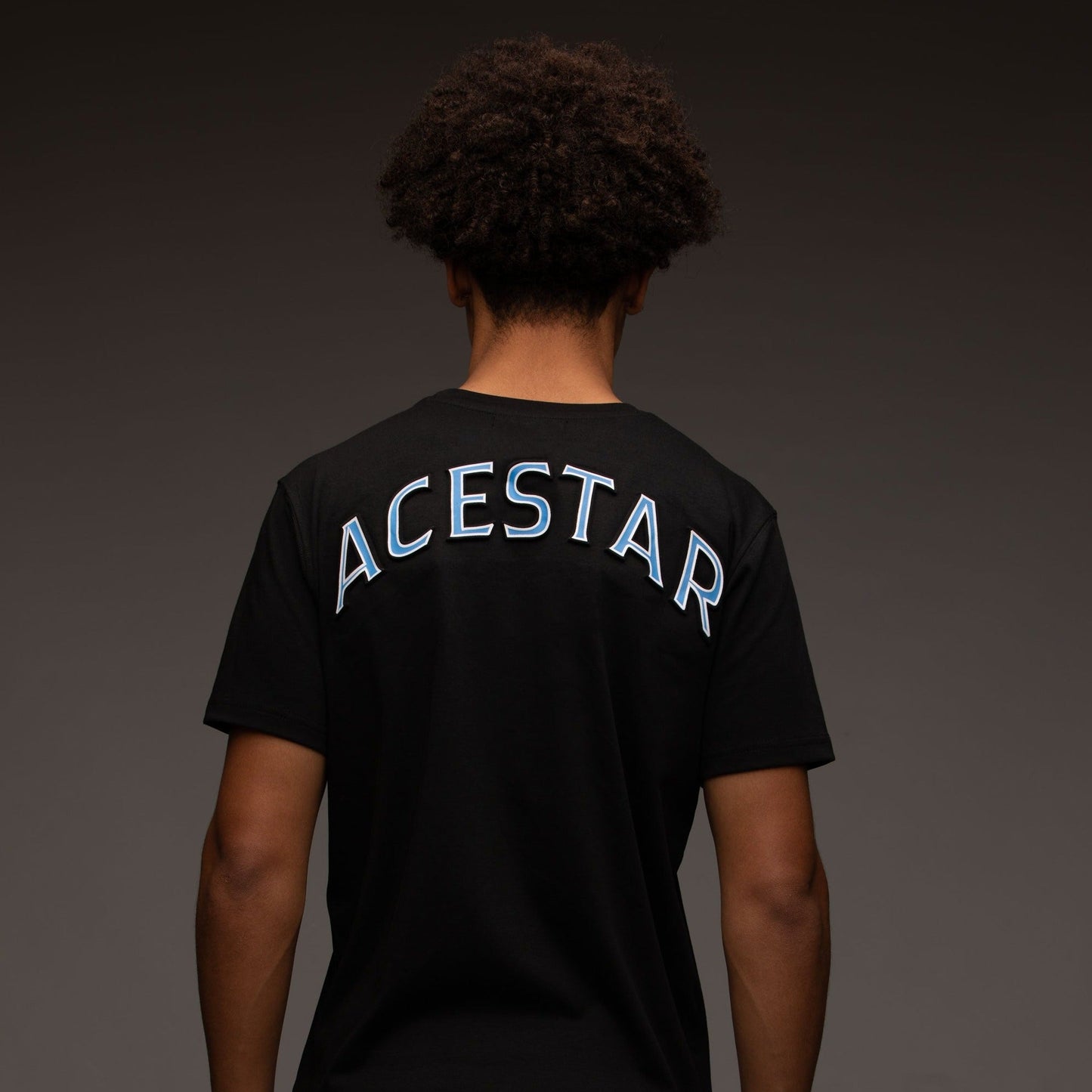 Back of Azure Vigilante Tee - Acestar Global