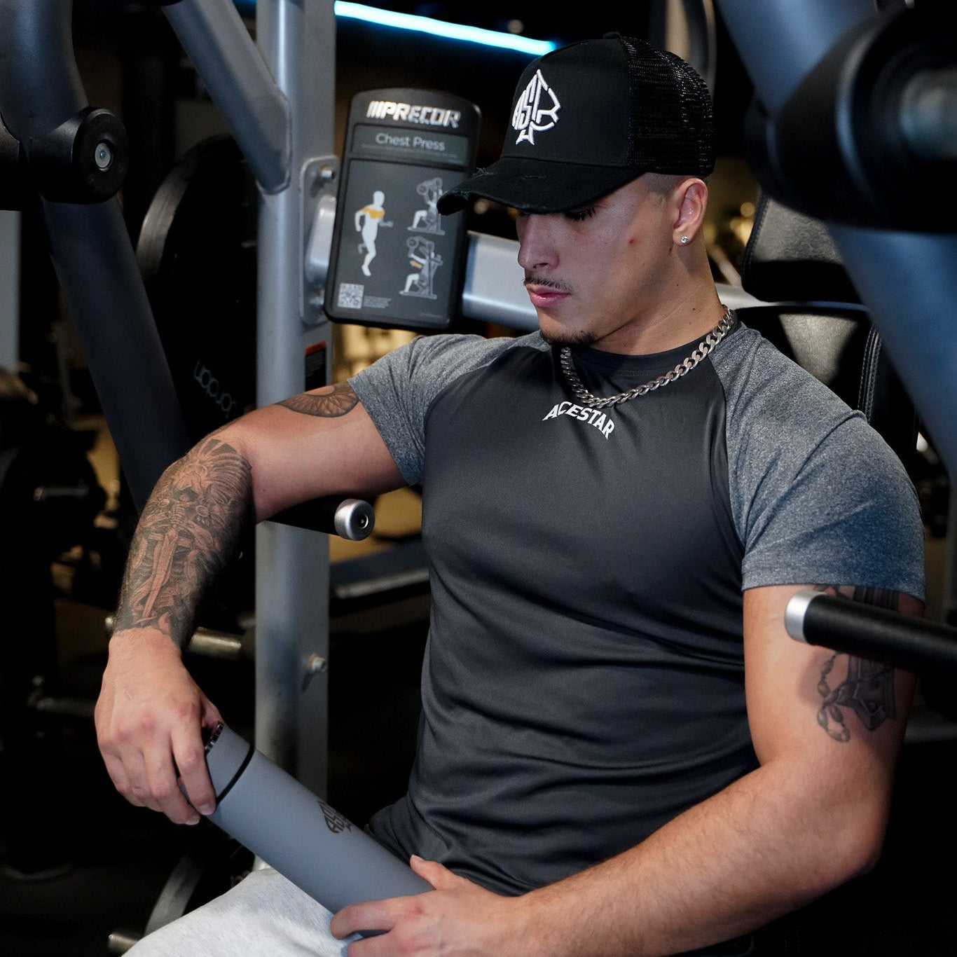 Muscle Fit Shadow Tee