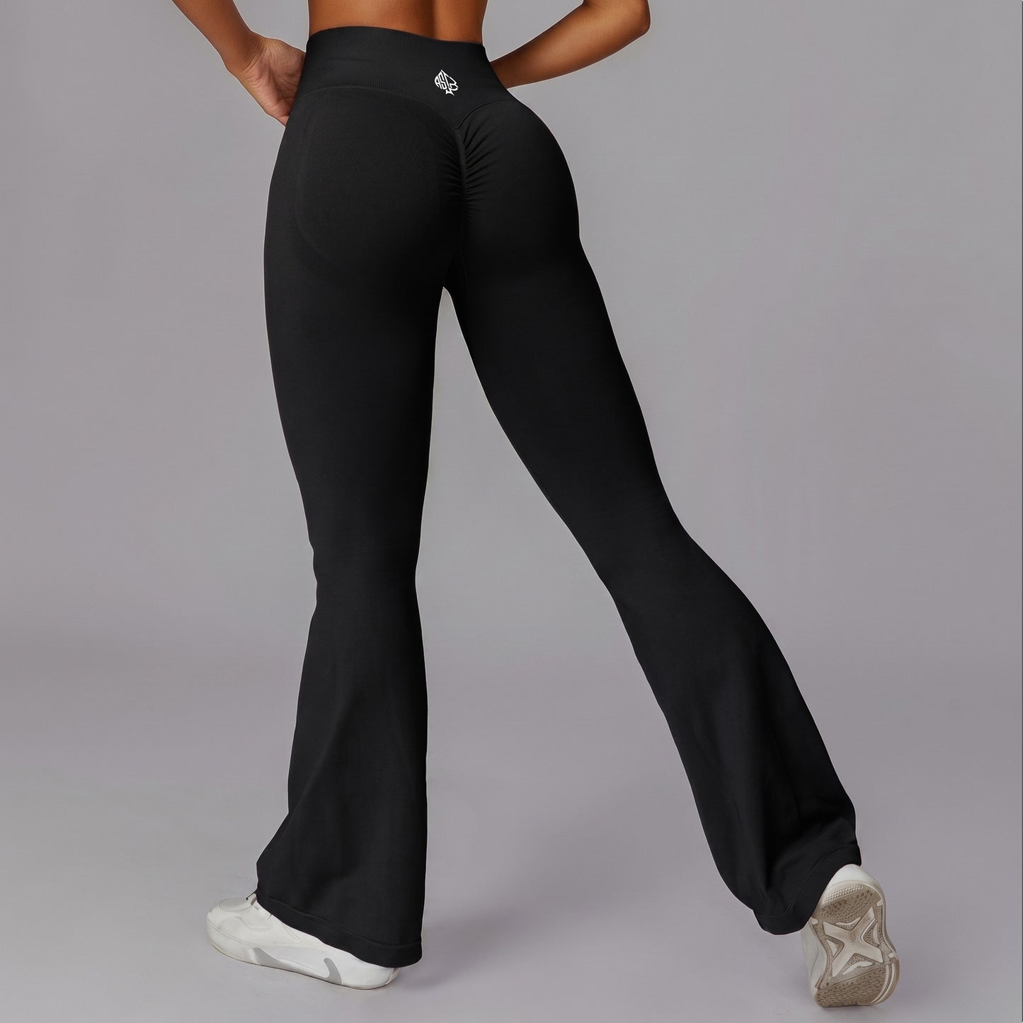 Flared Scrunch Bottom Seamless Leggings